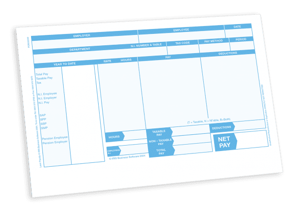 laser payslips front 1 1 | IRIS Payroll Laser Payslips