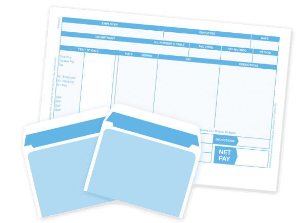 laser payslips front envelopes 1 | IRIS Laser Payslips And Envelopes